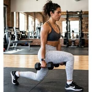 SPANX Space Dyed Leggings Activewear Workout Yoga Size L EUC